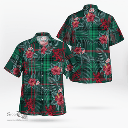 Scottish Clan Scottish Clan Ross Hunting Modern Tartan Scottish Lion Hawaiian Shirt | Tartan Plaid Shirt Scottish Plaid Tartan Plaid - ScotsTee - scotstee.com