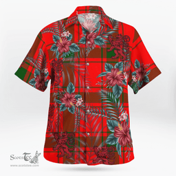 Scottish Clan MacDonald of Sleat Tartan Scottish Lion Hawaiian Shirt | Tartan Plaid Shirt Scottish Plaid Tartan Plaid - ScotsTee - scotstee.com