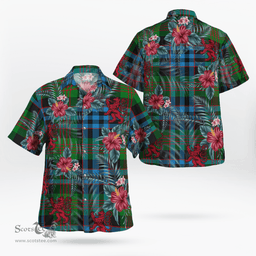 Scottish Clan Newlands Tartan Scottish Lion Hawaiian Shirt | Tartan Plaid Shirt Scottish Plaid Tartan Plaid - ScotsTee - scotstee.com