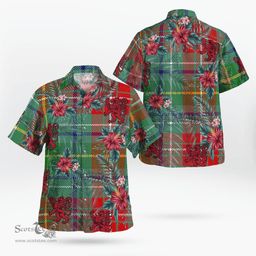 Scottish Clan Muirhead Tartan Scottish Lion Hawaiian Shirt | Tartan Plaid Shirt Scottish Plaid Tartan Plaid - ScotsTee - scotstee.com