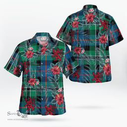 Scottish Clan Rose Hunting Ancient Tartan Scottish Lion Hawaiian Shirt | Tartan Plaid Shirt Scottish Plaid Tartan Plaid - ScotsTee - scotstee.com