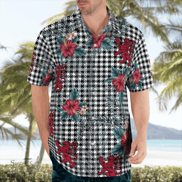 Scottish Clan Shepherd Tartan Scottish Lion Hawaiian Shirt | Tartan Plaid Shirt Scottish Plaid Tartan Plaid - ScotsTee - scotstee.com