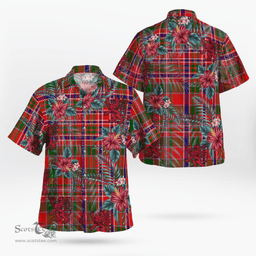 Scottish Clan MacAlister Modern Tartan Scottish Lion Hawaiian Shirt | Tartan Plaid Shirt Scottish Plaid Tartan Plaid - ScotsTee - scotstee.com