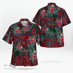 Scottish Clan McCarthy Tartan Scottish Lion Hawaiian Shirt | Tartan Plaid Shirt Scottish Plaid Tartan Plaid - ScotsTee - scotstee.com