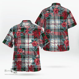 Scottish Clan MacDuff Dress Modern Tartan Scottish Lion Hawaiian Shirt | Tartan Plaid Shirt Scottish Plaid Tartan Plaid - ScotsTee - scotstee.com