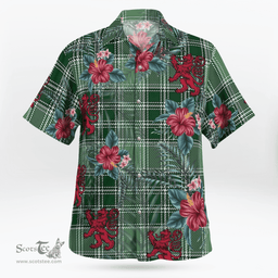 Scottish Clan MacDonald Lord of the Isles Hunting Tartan Scottish Lion Hawaiian Shirt | Tartan Plaid Shirt Scottish Plaid Tartan Plaid - ScotsTee - scotstee.com