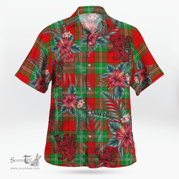 Scottish Clan Lennox Tartan Scottish Lion Hawaiian Shirt | Tartan Plaid Shirt Scottish Plaid Tartan Plaid - ScotsTee - scotstee.com