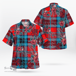 Scottish Clan MacTavish Modern Tartan Scottish Lion Hawaiian Shirt | Tartan Plaid Shirt Scottish Plaid Tartan Plaid - ScotsTee - scotstee.com