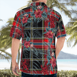 Scottish Clan Norwegian Night Tartan Scottish Lion Hawaiian Shirt | Tartan Plaid Shirt Scottish Plaid Tartan Plaid - ScotsTee - scotstee.com