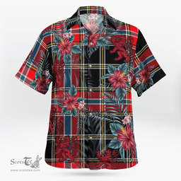 Scottish Clan Norwegian Night Tartan Scottish Lion Hawaiian Shirt | Tartan Plaid Shirt Scottish Plaid Tartan Plaid - ScotsTee - scotstee.com