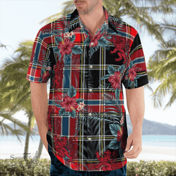 Scottish Clan Norwegian Night Tartan Scottish Lion Hawaiian Shirt | Tartan Plaid Shirt Scottish Plaid Tartan Plaid - ScotsTee - scotstee.com