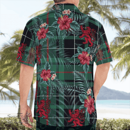 Scottish Clan MacAulay Hunting Ancient Tartan Scottish Lion Hawaiian Shirt | Tartan Plaid Shirt Scottish Plaid Tartan Plaid - ScotsTee - scotstee.com