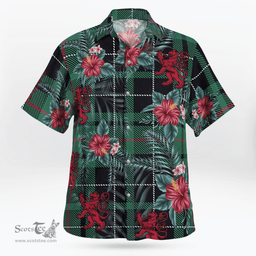 Scottish Clan MacAulay Hunting Ancient Tartan Scottish Lion Hawaiian Shirt | Tartan Plaid Shirt Scottish Plaid Tartan Plaid - ScotsTee - scotstee.com