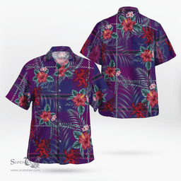 Scottish Clan Pride of Glencoe Tartan Scottish Lion Hawaiian Shirt | Tartan Plaid Shirt Scottish Plaid Tartan Plaid - ScotsTee - scotstee.com