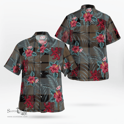 Scottish Clan MacKay Weathered Tartan Scottish Lion Hawaiian Shirt | Tartan Plaid Shirt Scottish Plaid Tartan Plaid - ScotsTee - scotstee.com