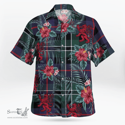 Scottish Clan Rose Hunting Modern Tartan Scottish Lion Hawaiian Shirt | Tartan Plaid Shirt Scottish Plaid Tartan Plaid - ScotsTee - scotstee.com
