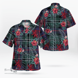 Scottish Clan Rose Hunting Modern Tartan Scottish Lion Hawaiian Shirt | Tartan Plaid Shirt Scottish Plaid Tartan Plaid - ScotsTee - scotstee.com