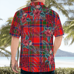 Scottish Clan MacKillop Tartan Scottish Lion Hawaiian Shirt | Tartan Plaid Shirt Scottish Plaid Tartan Plaid - ScotsTee - scotstee.com