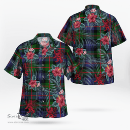 Scottish Clan Murray of Atholl Modern Tartan Scottish Lion Hawaiian Shirt | Tartan Plaid Shirt Scottish Plaid Tartan Plaid - ScotsTee - scotstee.com