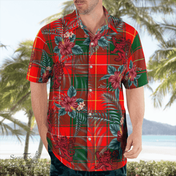 Scottish Clan MacPhee Modern Tartan Scottish Lion Hawaiian Shirt | Tartan Plaid Shirt Scottish Plaid Tartan Plaid - ScotsTee - scotstee.com