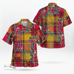 Scottish Clan Scrymgeour Tartan Scottish Lion Hawaiian Shirt | Tartan Plaid Shirt Scottish Plaid Tartan Plaid - ScotsTee - scotstee.com