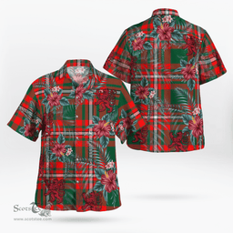 Scottish Clan Princess Margaret Tartan Scottish Lion Hawaiian Shirt | Tartan Plaid Shirt Scottish Plaid Tartan Plaid - ScotsTee - scotstee.com