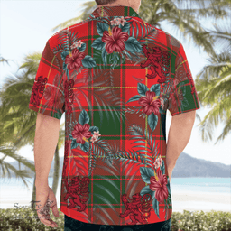 Scottish Clan MacFie Tartan Scottish Lion Hawaiian Shirt | Tartan Plaid Shirt Scottish Plaid Tartan Plaid - ScotsTee - scotstee.com