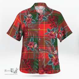 Scottish Clan MacFie Tartan Scottish Lion Hawaiian Shirt | Tartan Plaid Shirt Scottish Plaid Tartan Plaid - ScotsTee - scotstee.com