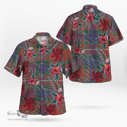 Scottish Clan Fraser Hunting Modern Tartan Scottish Lion Hawaiian Shirt | Tartan Plaid Shirt Scottish Plaid Tartan Plaid - ScotsTee - scotstee.com