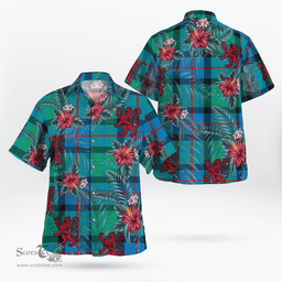 Scottish Clan Flower Of Scotland Tartan Scottish Lion Hawaiian Shirt | Tartan Plaid Shirt Scottish Plaid Tartan Plaid - ScotsTee - scotstee.com