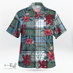Scottish Clan Campbell Dress Ancient Tartan Scottish Lion Hawaiian Shirt | Tartan Plaid Shirt Scottish Plaid Tartan Plaid - ScotsTee - scotstee.com