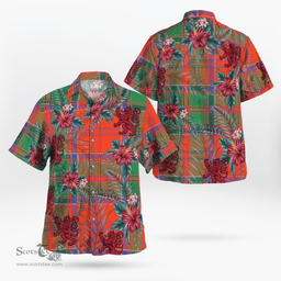 Scottish Clan Grant Ancient Tartan Scottish Lion Hawaiian Shirt | Tartan Plaid Shirt Scottish Plaid Tartan Plaid - ScotsTee - scotstee.com