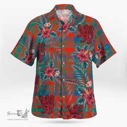 Scottish Clan Matheson Ancient Tartan Scottish Lion Hawaiian Shirt | Tartan Plaid Shirt Scottish Plaid Tartan Plaid - ScotsTee - scotstee.com