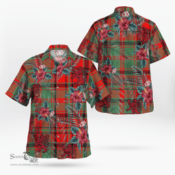 Scottish Clan Macnish Modern Tartan Scottish Lion Hawaiian Shirt | Tartan Plaid Shirt Scottish Plaid Tartan Plaid - ScotsTee - scotstee.com