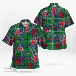 Scottish Clan Duncan Ancient Tartan Scottish Lion Hawaiian Shirt | Tartan Plaid Shirt Scottish Plaid Tartan Plaid - ScotsTee - scotstee.com