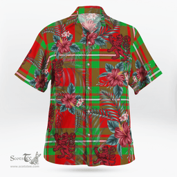 Scottish Clan Grierson Tartan Scottish Lion Hawaiian Shirt | Tartan Plaid Shirt Scottish Plaid Tartan Plaid - ScotsTee - scotstee.com