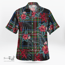 Scottish Clan Lyle Tartan Scottish Lion Hawaiian Shirt | Tartan Plaid Shirt Scottish Plaid Tartan Plaid - ScotsTee - scotstee.com