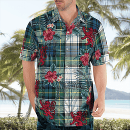 Scottish Clan Gordon Dress Ancient Tartan Scottish Lion Hawaiian Shirt | Tartan Plaid Shirt Scottish Plaid Tartan Plaid - ScotsTee - scotstee.com