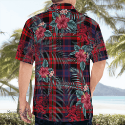 Scottish Clan Broun Tartan Scottish Lion Hawaiian Shirt | Tartan Plaid Shirt Scottish Plaid Tartan Plaid - ScotsTee - scotstee.com