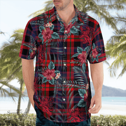 Scottish Clan Broun Tartan Scottish Lion Hawaiian Shirt | Tartan Plaid Shirt Scottish Plaid Tartan Plaid - ScotsTee - scotstee.com