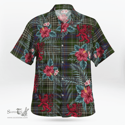 Scottish Clan Davidson Tulloch Dress Tartan Scottish Lion Hawaiian Shirt | Tartan Plaid Shirt Scottish Plaid Tartan Plaid - ScotsTee - scotstee.com