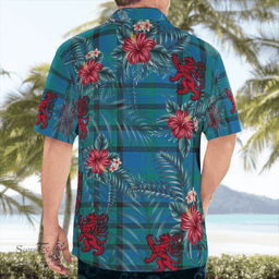 Scottish Clan Matheson Hunting Ancient Tartan Scottish Lion Hawaiian Shirt | Tartan Plaid Shirt Scottish Plaid Tartan Plaid - ScotsTee - scotstee.com