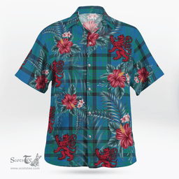 Scottish Clan Matheson Hunting Ancient Tartan Scottish Lion Hawaiian Shirt | Tartan Plaid Shirt Scottish Plaid Tartan Plaid - ScotsTee - scotstee.com