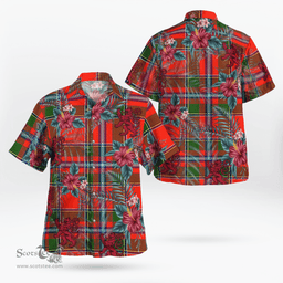 Scottish Clan Butter Tartan Scottish Lion Hawaiian Shirt | Tartan Plaid Shirt Scottish Plaid Tartan Plaid - ScotsTee - scotstee.com
