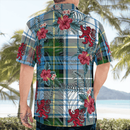 Scottish Clan Campbell Dress Tartan Scottish Lion Hawaiian Shirt | Tartan Plaid Shirt Scottish Plaid Tartan Plaid - ScotsTee - scotstee.com