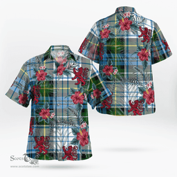 Scottish Clan Campbell Dress Tartan Scottish Lion Hawaiian Shirt | Tartan Plaid Shirt Scottish Plaid Tartan Plaid - ScotsTee - scotstee.com