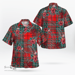 Scottish Clan Cumming Modern Tartan Scottish Lion Hawaiian Shirt | Tartan Plaid Shirt Scottish Plaid Tartan Plaid - ScotsTee - scotstee.com