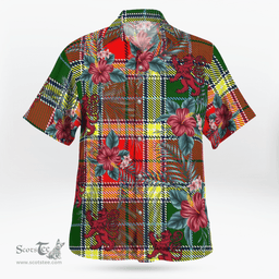 Scottish Clan Gibbs Tartan Scottish Lion Hawaiian Shirt | Tartan Plaid Shirt Scottish Plaid Tartan Plaid - ScotsTee - scotstee.com