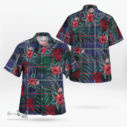 Scottish Clan MacRae Hunting Modern Tartan Scottish Lion Hawaiian Shirt | Tartan Plaid Shirt Scottish Plaid Tartan Plaid - ScotsTee - scotstee.com