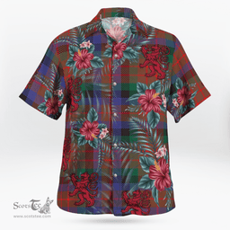 Scottish Clan MacDuff Hunting Modern Tartan Scottish Lion Hawaiian Shirt | Tartan Plaid Shirt Scottish Plaid Tartan Plaid - ScotsTee - scotstee.com